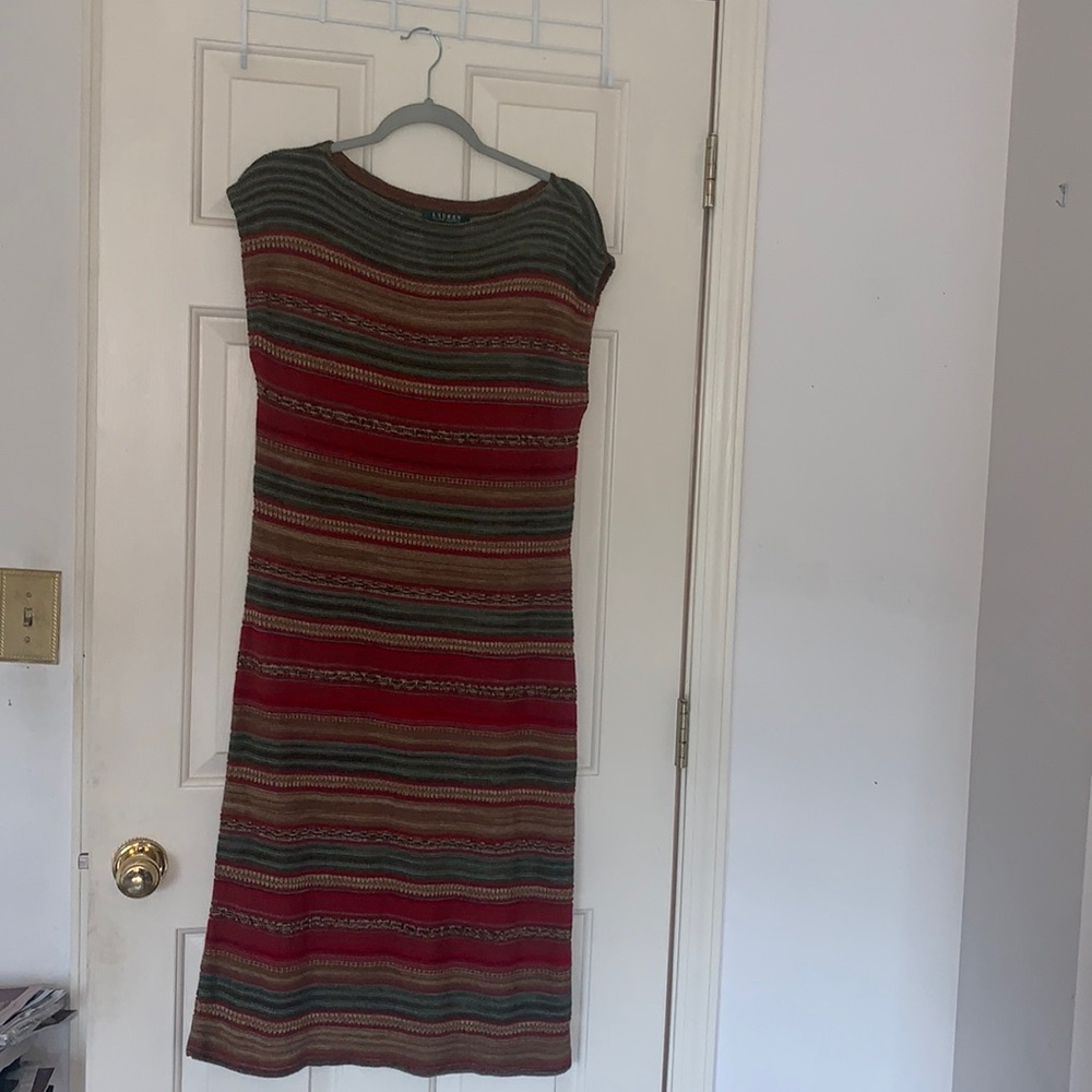Multi colored dress Ralph Lauren. New with Tags